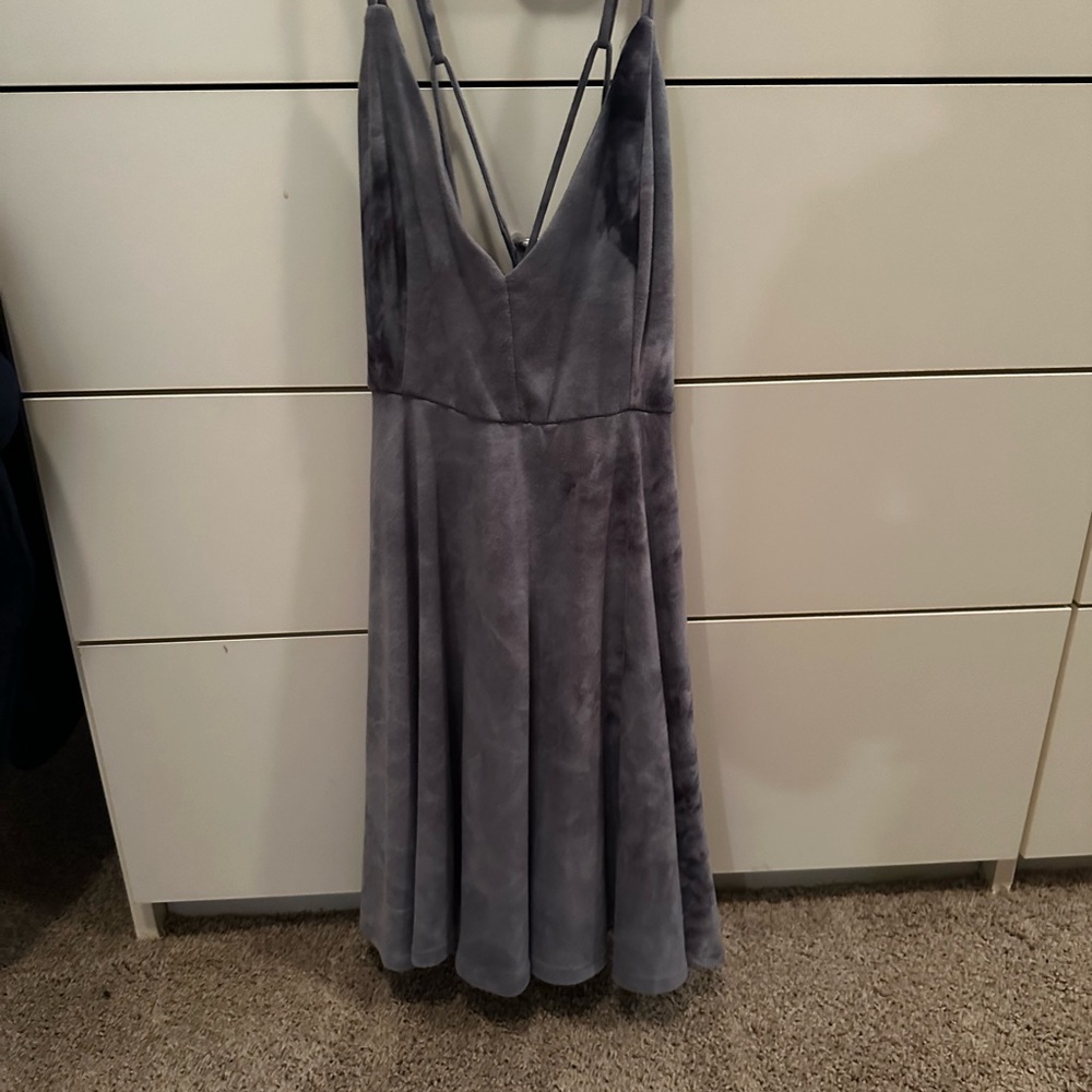 Windsor Charcoal Backless Dress